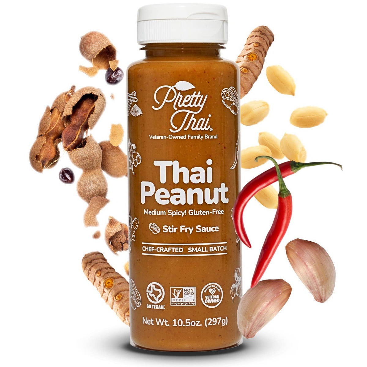 Pretty Thai® Thai Peanut Sauce -Authentic Thai Cooking Sauce