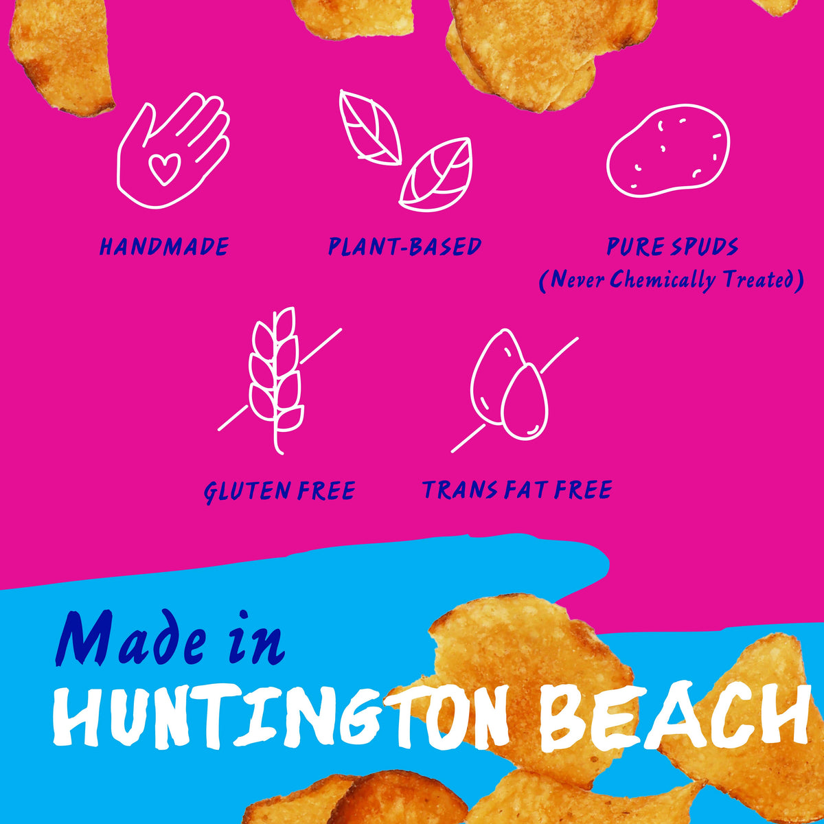 Rusty's Chips - Original Sea Salt Island Style (3oz - 12ct)