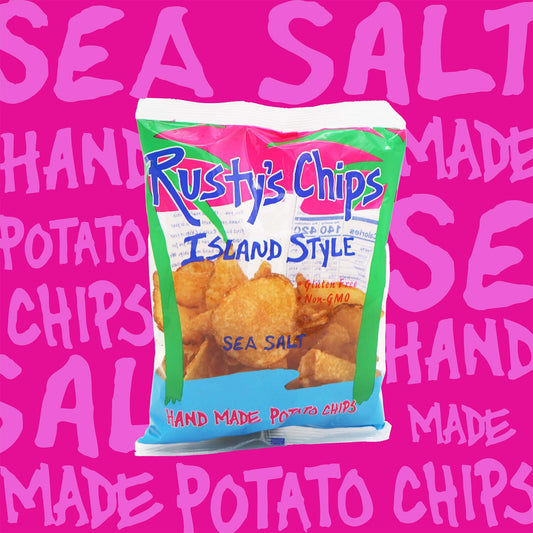 Rusty's Chips - Original Sea Salt Island Style (3oz - 12ct)