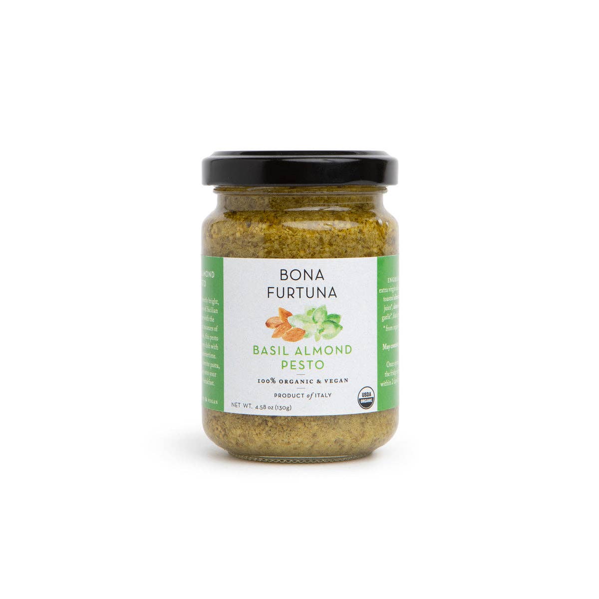 Organic Basil Almond Pesto