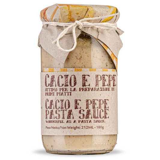 Artigiani dei Sapori, Cacio e Pepe Pasta Sauce, Creamy Cheese and Pepper, 6.3oz (178g)